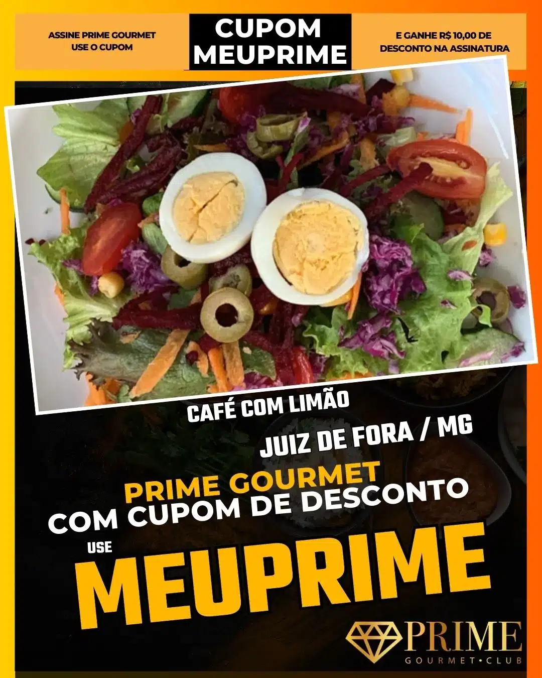 prime gourmet juiz de fora mg cupom meuprime café com limão