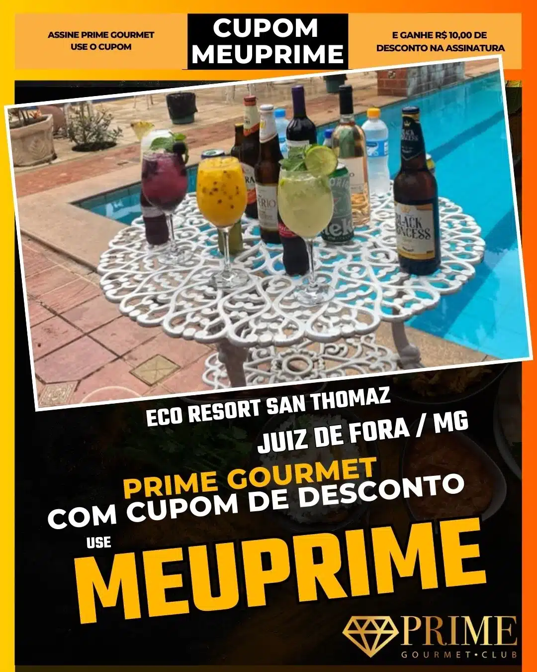 prime gourmet juiz de fora mg cupom meuprime eco resort san thomaz