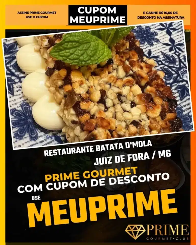 comida de buteco jf,batata d mola,petisco premiado,prime gourmet bar,happy hour centro,croquete de carne,cupom desconto app,cerveja gelada