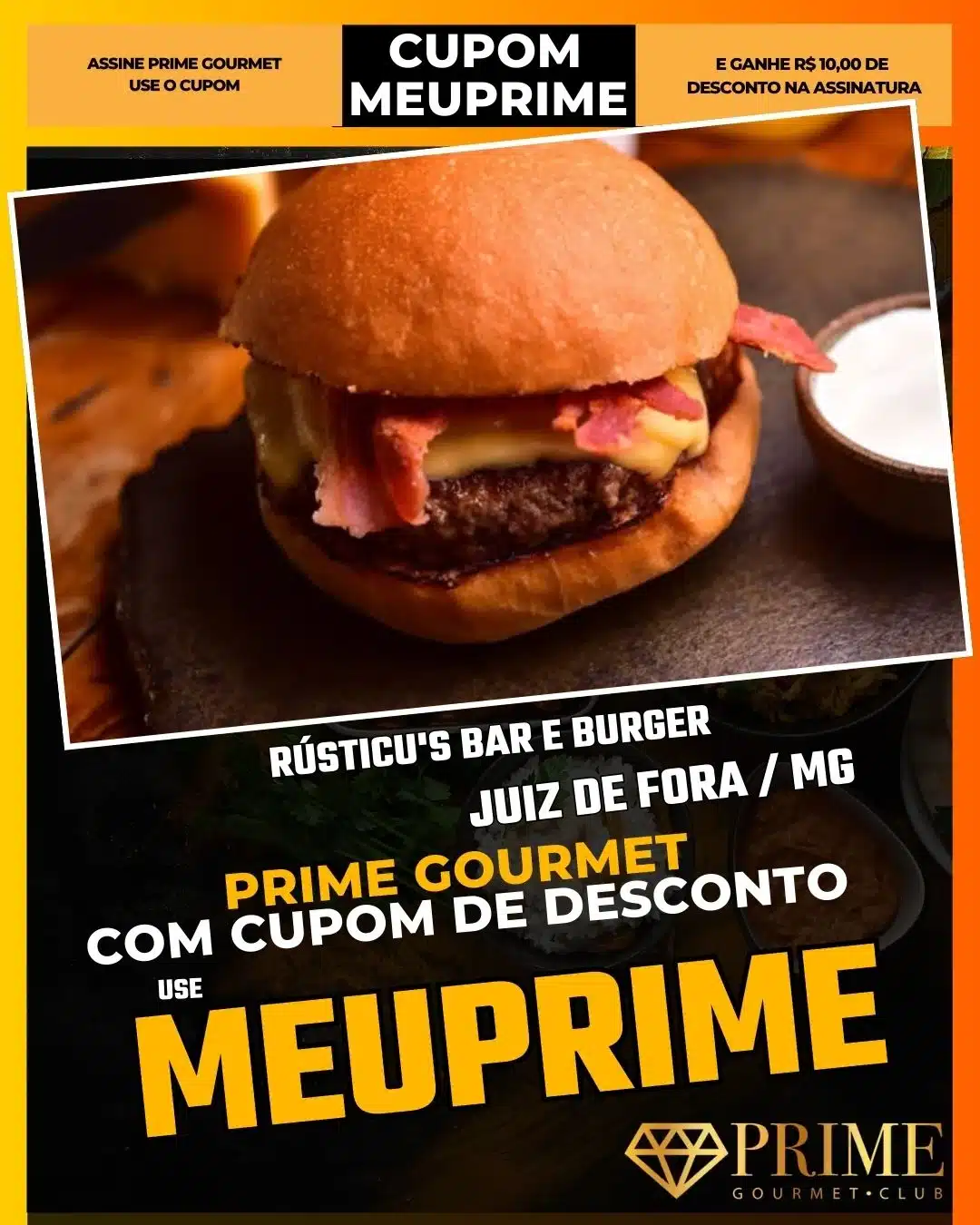 prime gourmet juiz de fora mg cupom meuprime rústicu's bar e burger