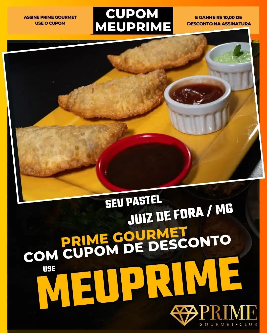 prime gourmet juiz de fora mg cupom meuprime seu pastel