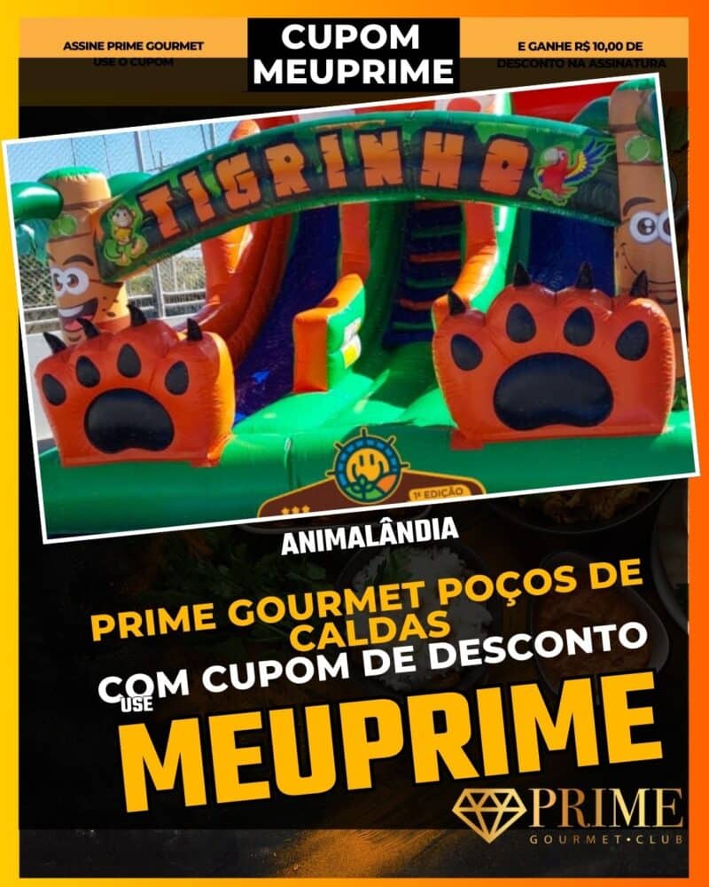 prime gourmet poçodecaldas cupom meuprime animalândia