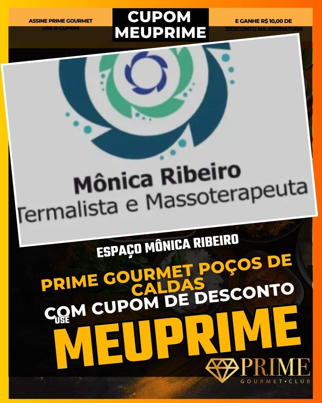 prime gourmet poçodecaldas cupom meuprime espaço mônica ribeiro