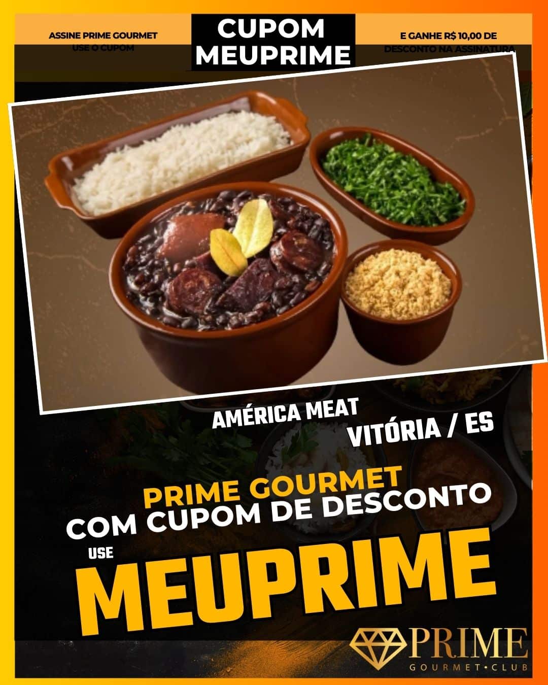 prime gourmet vitoria es cupom meuprime américa meat