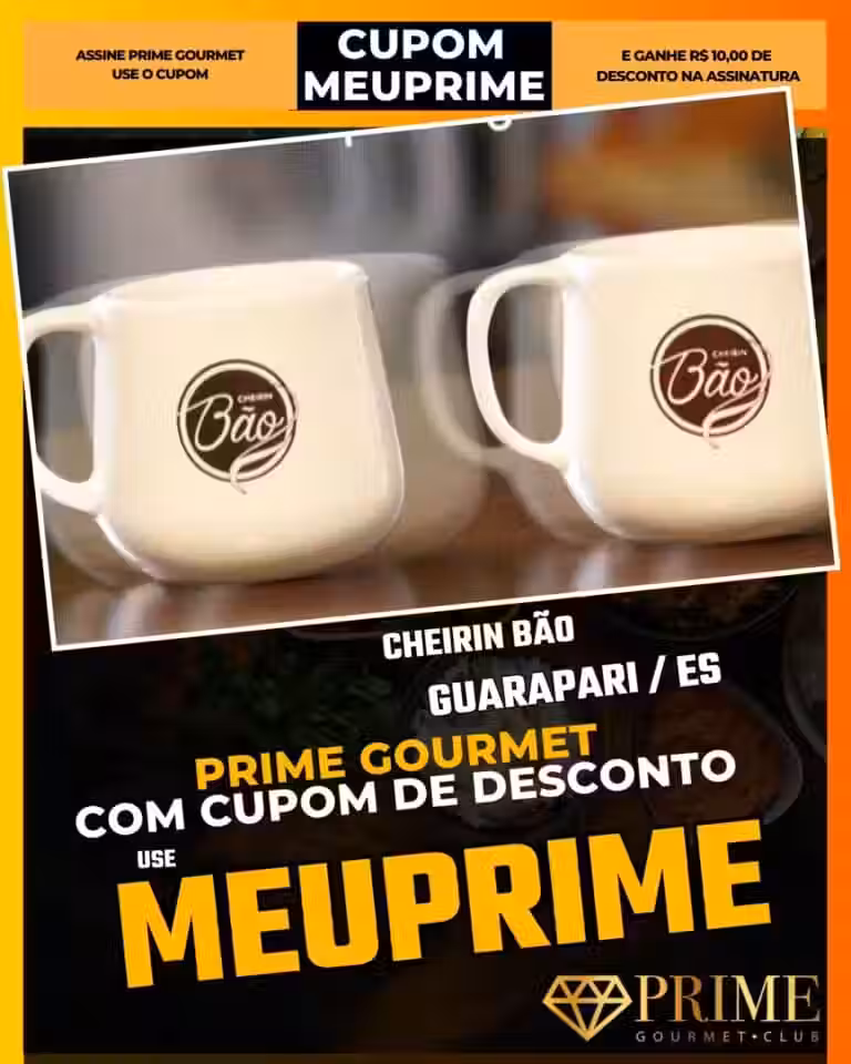 Cheirin Bão Guarapari,Cafeteria Mineira ES,Pão de queijo Guarapari,Prime Gourmet Lanche,Cupom MEUPRIME,Café especial Serra da Mantiqueira,Onde tomar café tarde,Bolo caseiro