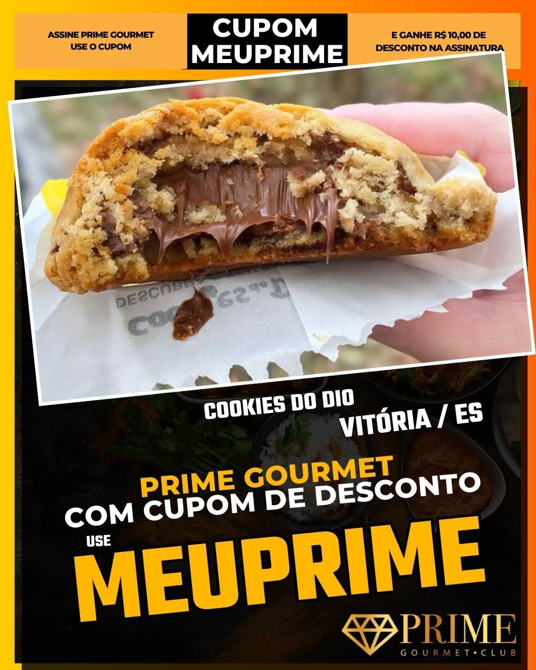 prime gourmet vitoria es cupom meuprime cookies do dio