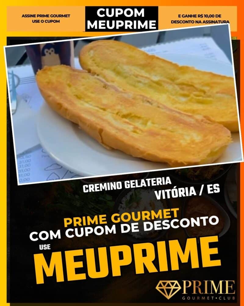prime gourmet vitoria es cupom meuprime cremino gelateria