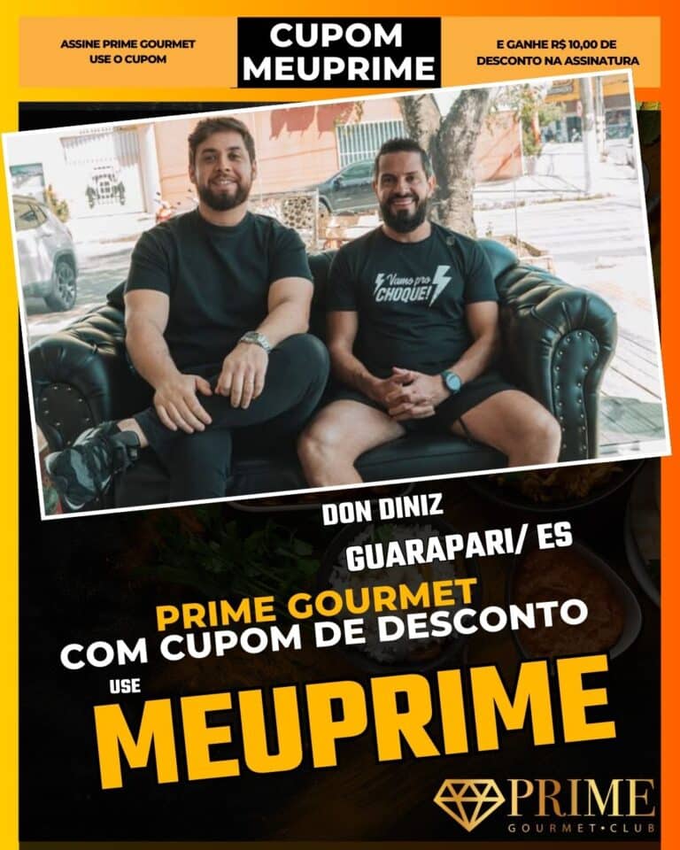 Don Diniz Guarapari,Almoço família Guarapari,Churrasco Prime Gourmet,Cupom MEUPRIME,Onde comer barato Guarapari,Restaurante tradicional ES,Prato feito caprichado,Jantar em dobro