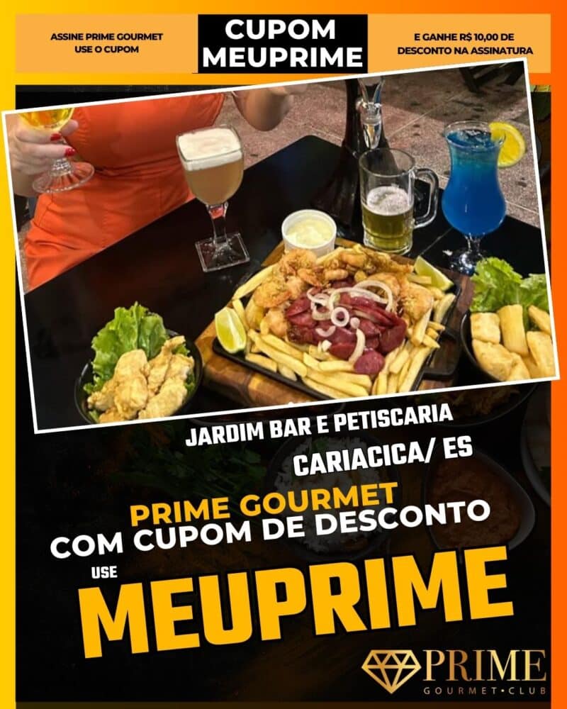 prime gourmet vitoria es cupom meuprime jardim bar e petiscaria