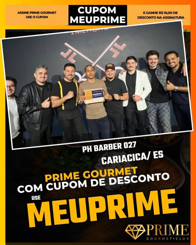 PH Barber 027 Cariacica,Barbearia na régua,Corte degradê Cariacica,Prime Gourmet Beleza,Cupom MEUPRIME,Barbeiro especialista,Pigmentação de barba,Salão masculino Cariacica
