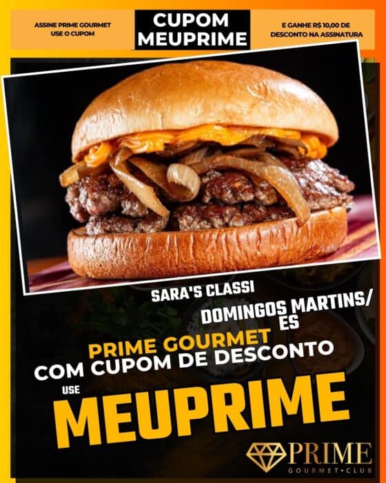 prime gourmet vitoria es cupom meuprime sara's classi