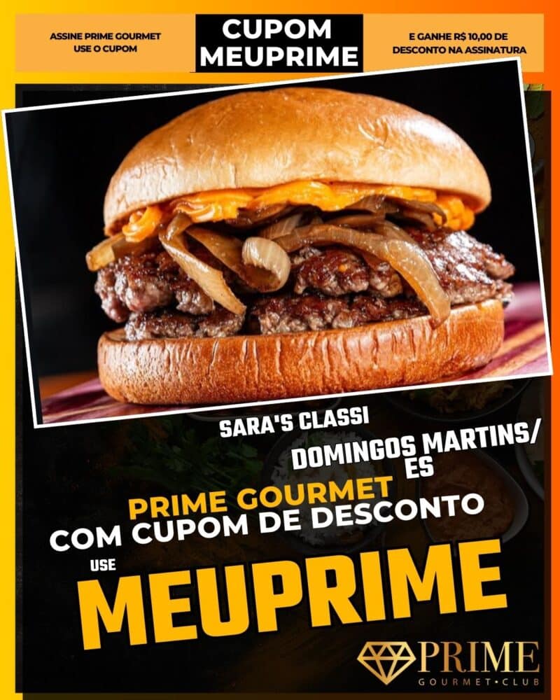 prime gourmet vitoria es cupom meuprime sara's classi