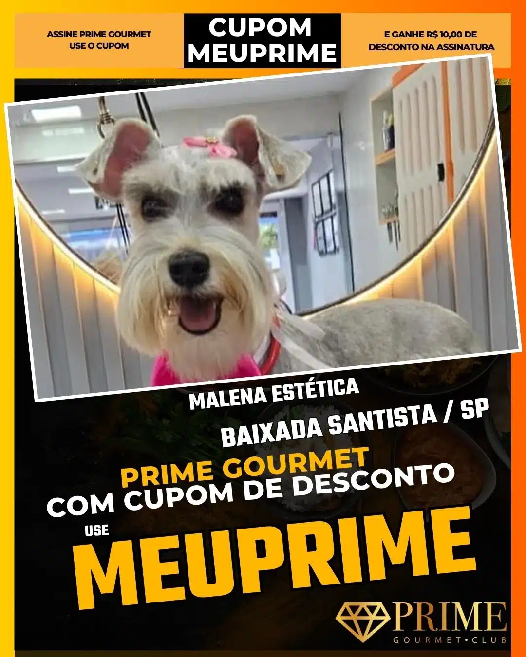 prime gourmet baixada santista sp cupom meuprime malena estética
