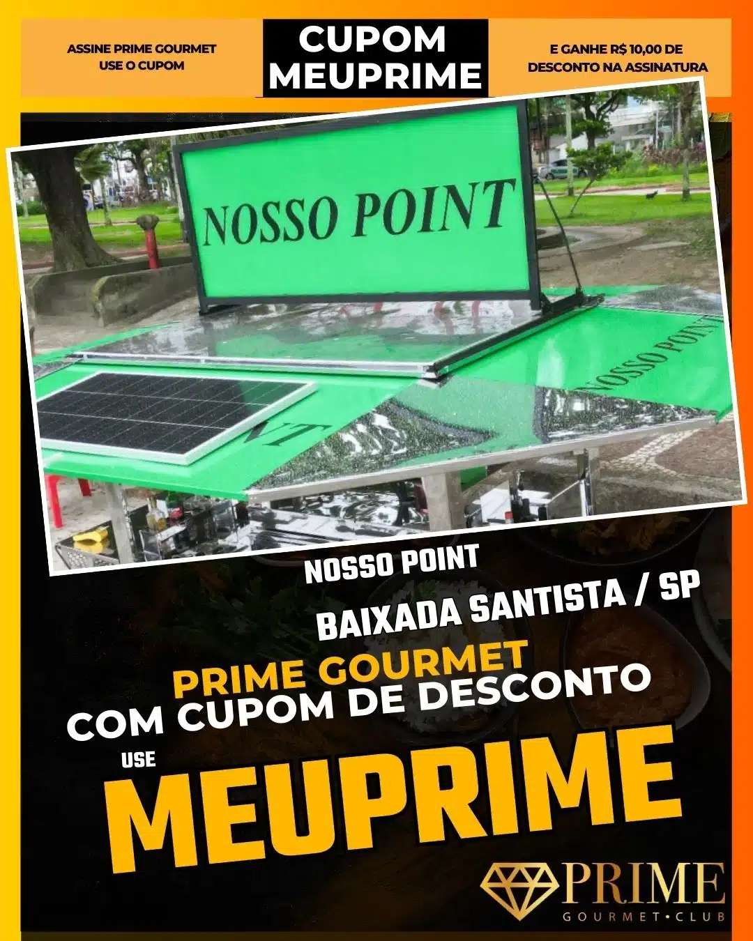 prime gourmet baixada santista sp cupom meuprime nosso point
