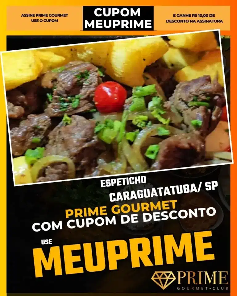 Espetitcho Caraguatatuba,Bar de Espetinho Caraguá,Happy Hour Barato,Prime Gourmet Desconto,Churrasquinho de Rua,Onde beber em Caraguá,Cupom MEUPRIME,Petiscaria