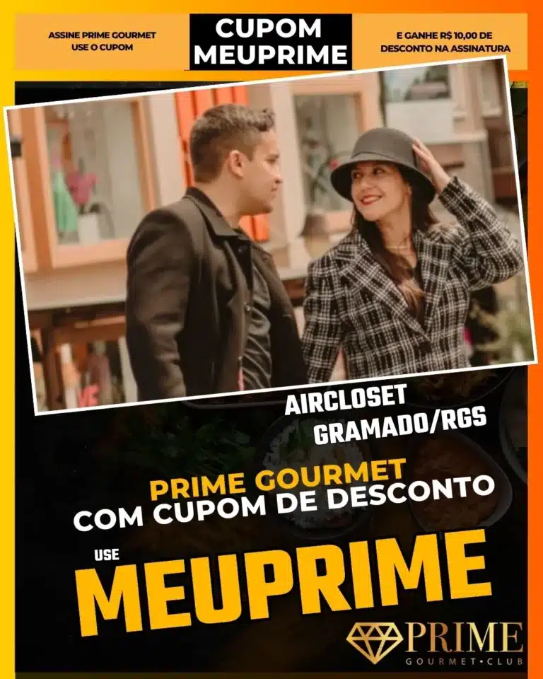 AirCloset Gramado,Aluguel de Casacos,Prime Gourmet Desconto,Roupa de Frio Gramado,Mala Inteligente,Cupom MEUPRIME,Economia na Viagem,Sobretudo de Lã