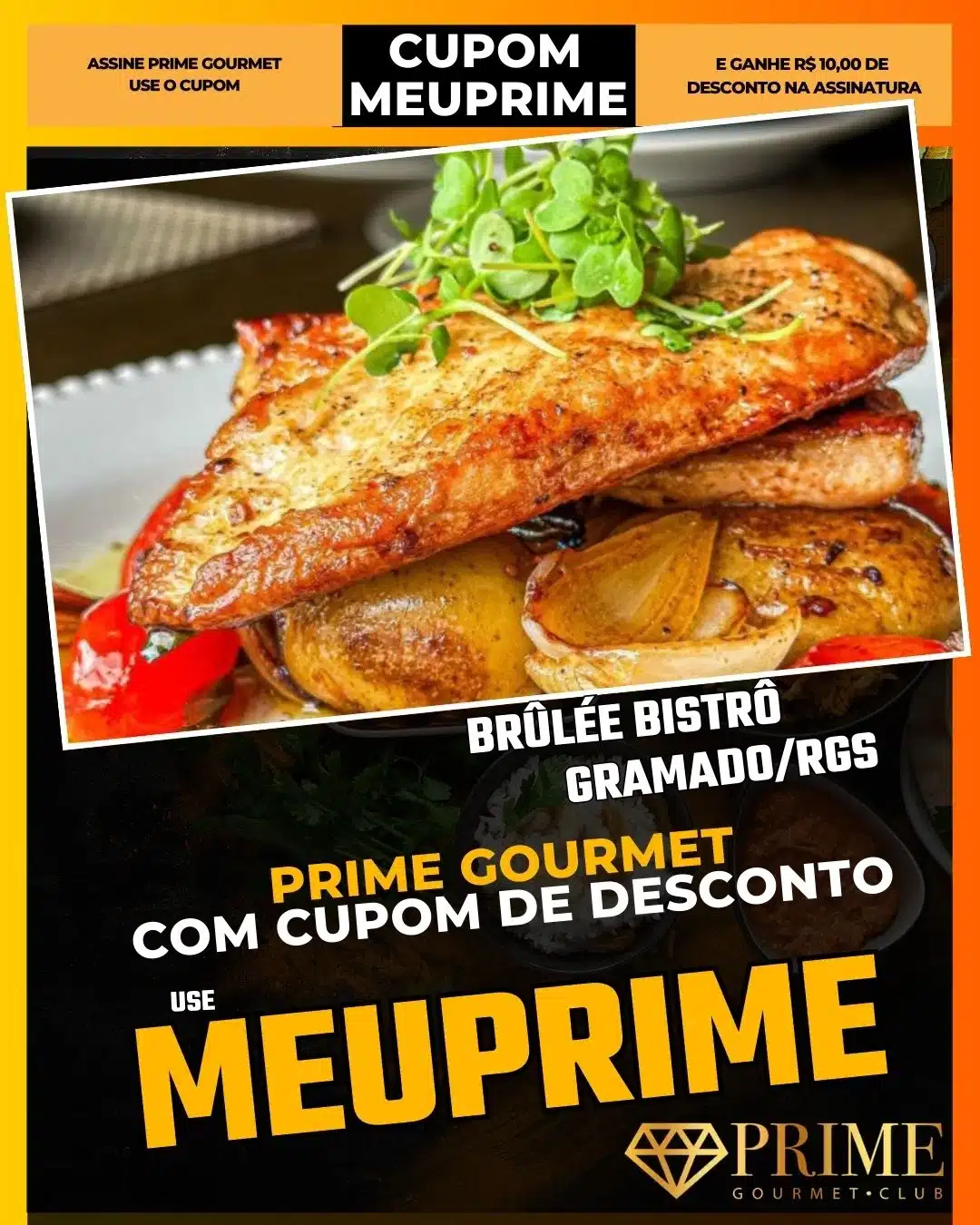 Brûlée Bistrô Gramado,Jantar Romântico,Prime Gourmet Desconto,Creme Brulee Gramado,Fondue Bistrô,Cupom MEUPRIME,Restaurante Charme,Onde comer casal