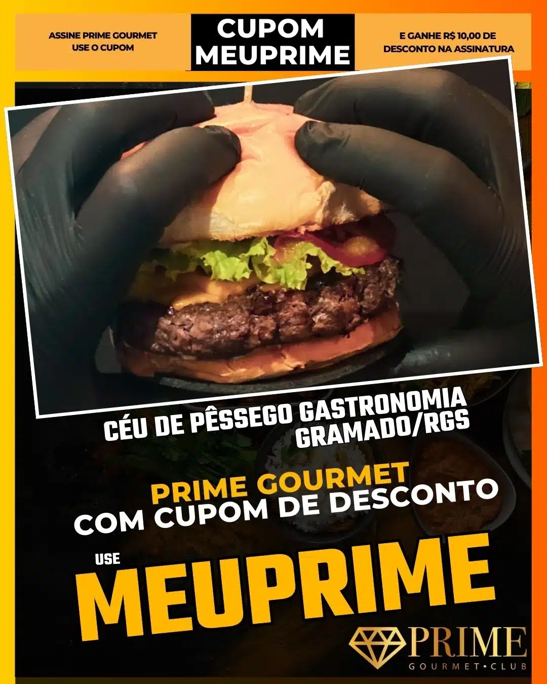 prime gourmet gramado canela cupom meuprime céu de pêssego gastronomia
