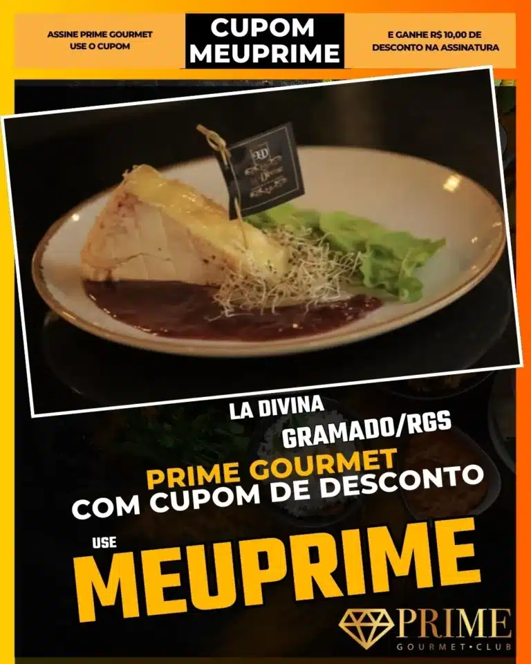 La Divina Gramado,Fondue Premium,Prime Gourmet Desconto,Jantar Clássico,Sequência de Fondue,Cupom MEUPRIME,Onde comer fondue,Restaurante Centro
