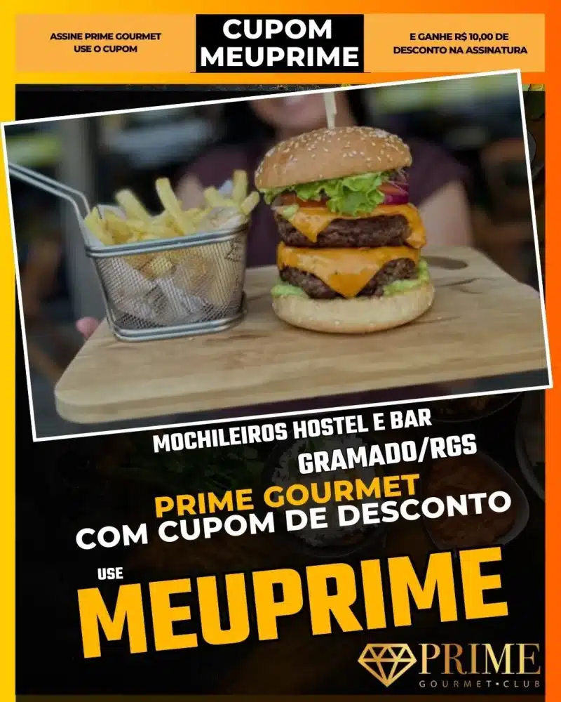prime gourmet gramado canela cupom meuprime mochileiros hostel e bar