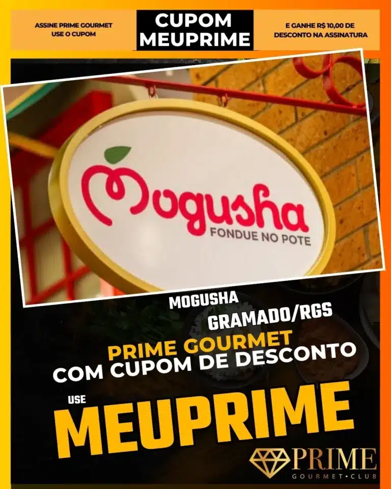 Mogusha Gramado,Sushi em Gramado,Prime Gourmet Desconto,Comida Japonesa,Restaurante Asiático,Cupom MEUPRIME,Yakisoba,Jantar Leve