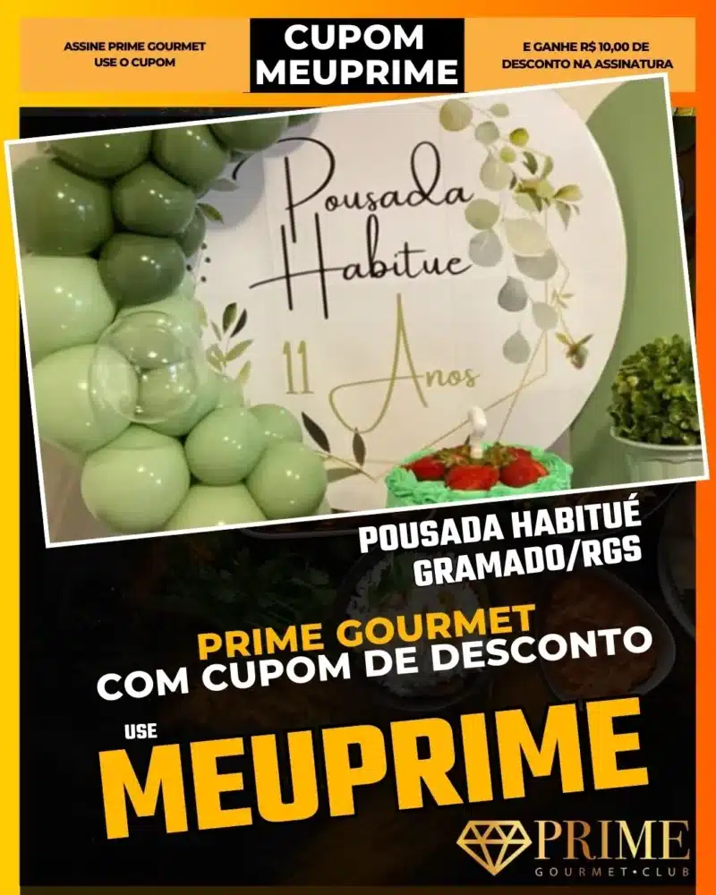 Pousada Habitué Gramado,Pousada Centro Gramado,Prime Gourmet Desconto,Hospedagem Perto da Rua Coberta,Pousada Romântica,Cupom MEUPRIME,Café da Manhã Colonial,Diária Grátis