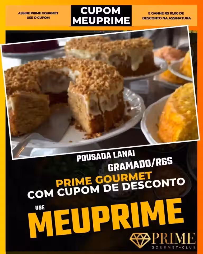 Pousada Lanai Gramado,Hotel Barato Gramado,Prime Gourmet Desconto,Hospedagem Econômica,Pousada Familiar,Cupom MEUPRIME,Onde ficar em Gramado,Diária Grátis