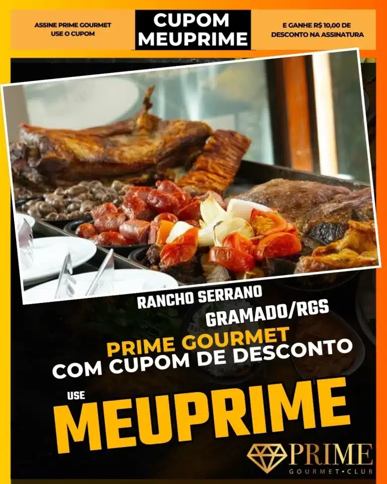 Rancho Serrano Gramado,Restaurante Simples Gramado,Prime Gourmet Desconto,Buffet Livre Barato,Almoço Econômico,Cupom MEUPRIME,Comida Típica,Onde almoçar barato