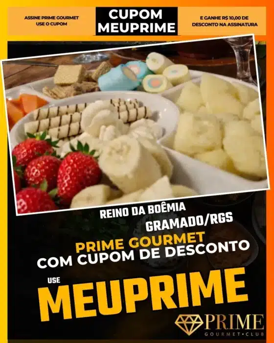 prime gourmet gramado canela cupom meuprime reino da boêmia