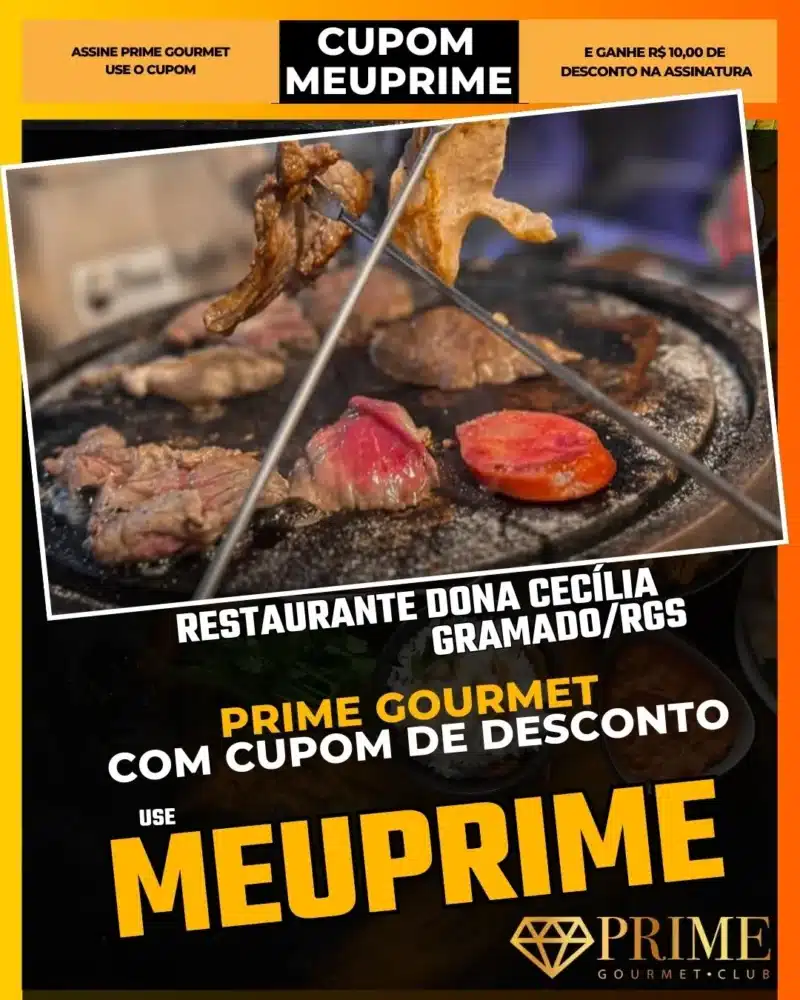 prime gourmet gramado canela cupom meuprime restaurante dona cecília