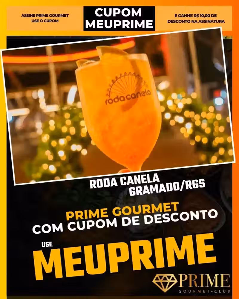 prime gourmet gramado canela cupom meuprime roda canela