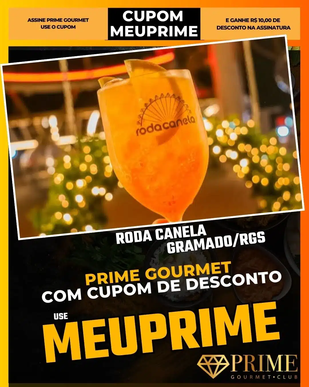 prime gourmet gramado canela cupom meuprime roda canela
