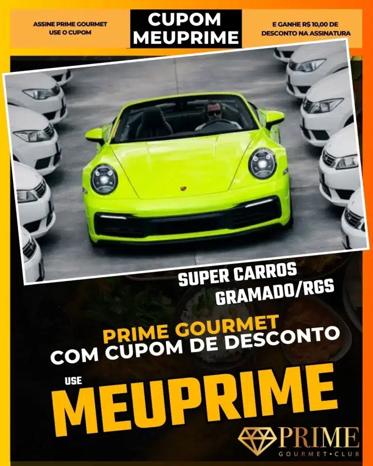 Super Carros Gramado,Museu de Carros Esportivos,Prime Gourmet Desconto,Ferrari Gramado,Turismo Automotivo,Cupom MEUPRIME,Onde ver carros de luxo,Salão Super Carros