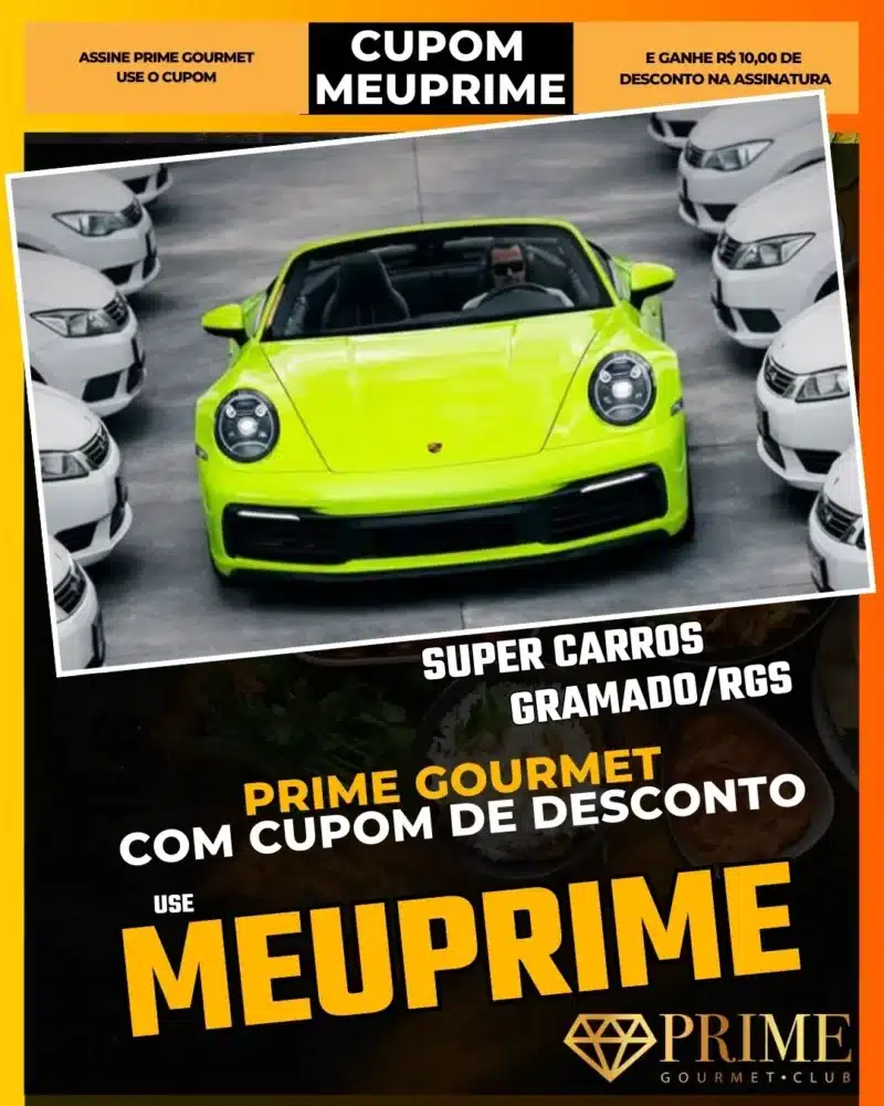 Super Carros Gramado,Museu de Carros Esportivos,Prime Gourmet Desconto,Ferrari Gramado,Turismo Automotivo,Cupom MEUPRIME,Onde ver carros de luxo,Salão Super Carros