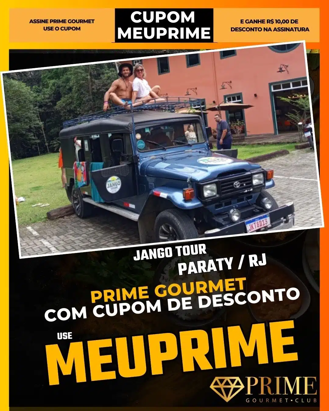 prime gourmet paraty rj cupom meuprime jango tour