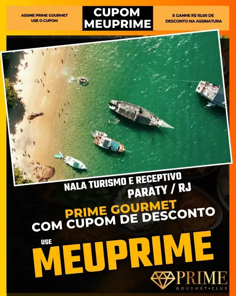 prime gourmet paraty rj cupom meuprime nala turismo e receptivo