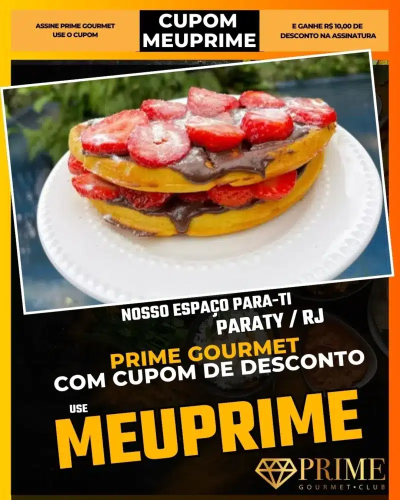 prime gourmet paraty rj cupom meuprime nosso espaço para ti
