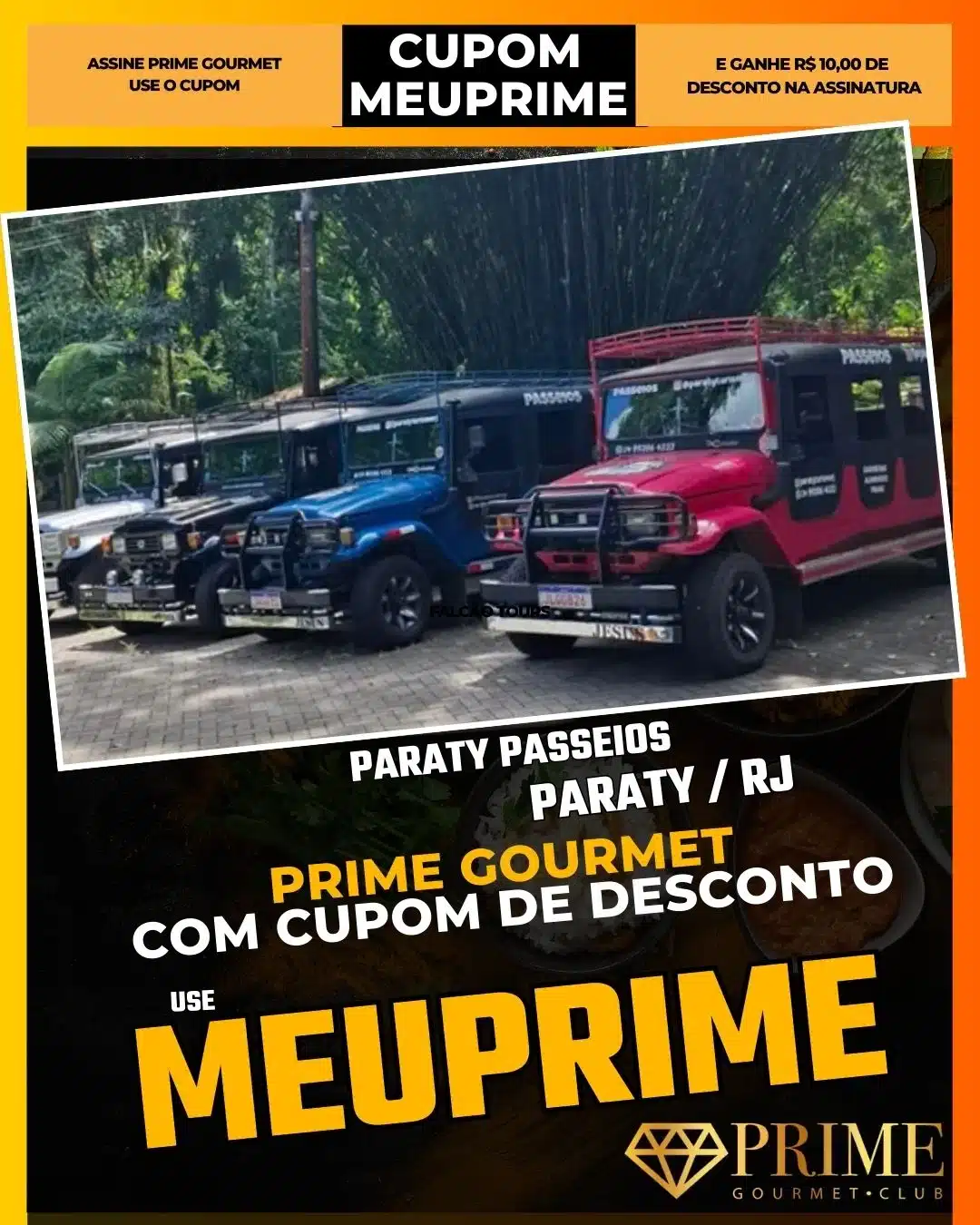 prime gourmet paraty rj cupom meuprime paraty passeios