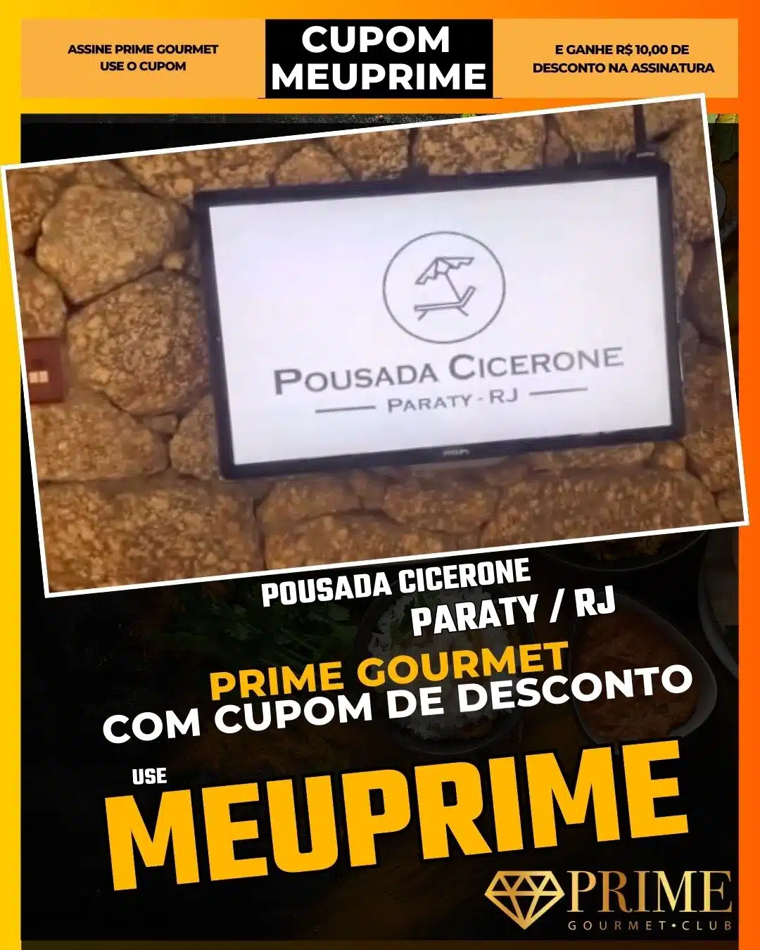prime gourmet paraty rj cupom meuprime pousada cicerone