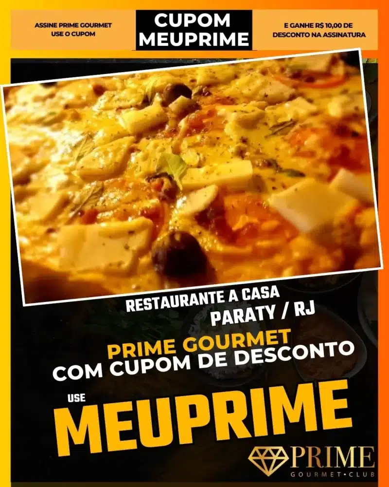 prime gourmet paraty rj cupom meuprime restaurante a casa
