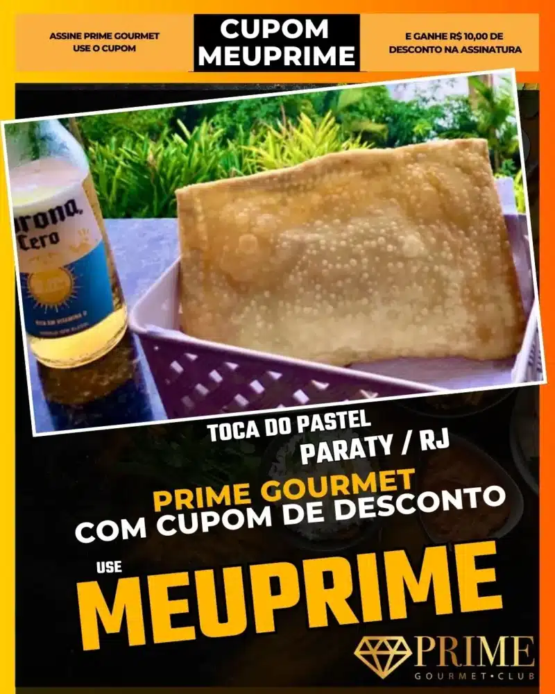 prime gourmet paraty rj cupom meuprime toca do pastel