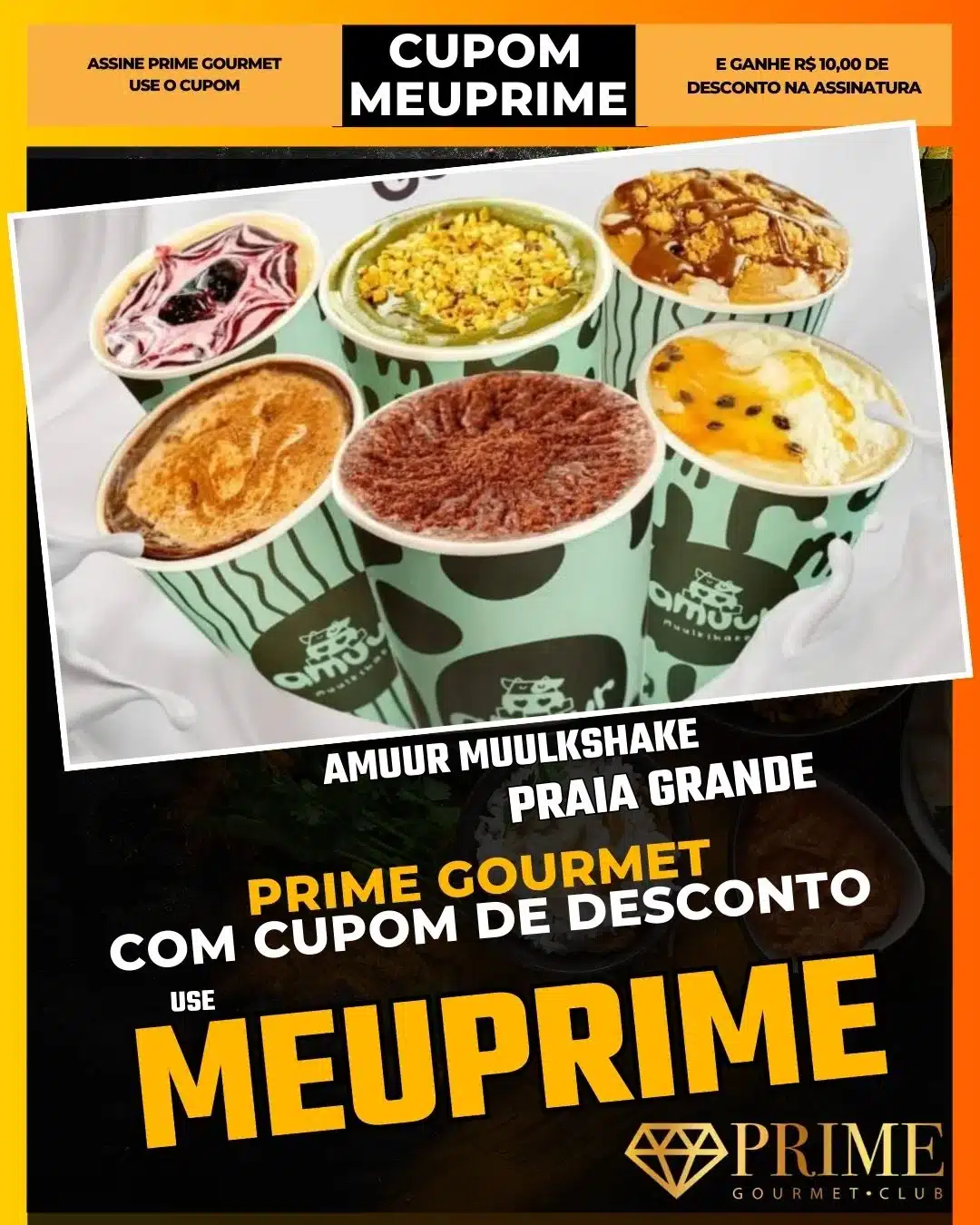 prime gourmet praia grande sp cupom meuprime amuur muulkshake