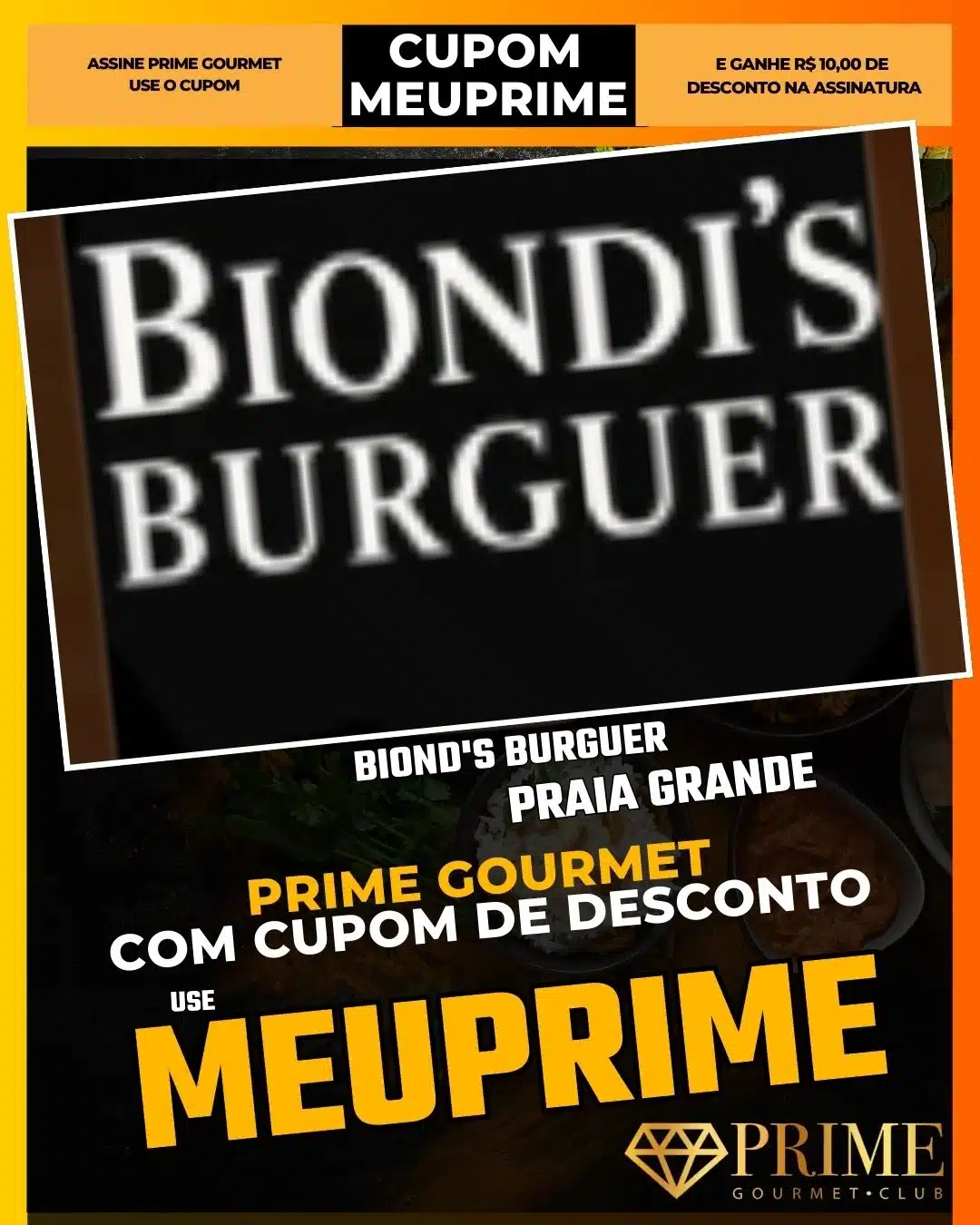 prime gourmet praia grande sp cupom meuprime biond's burguer