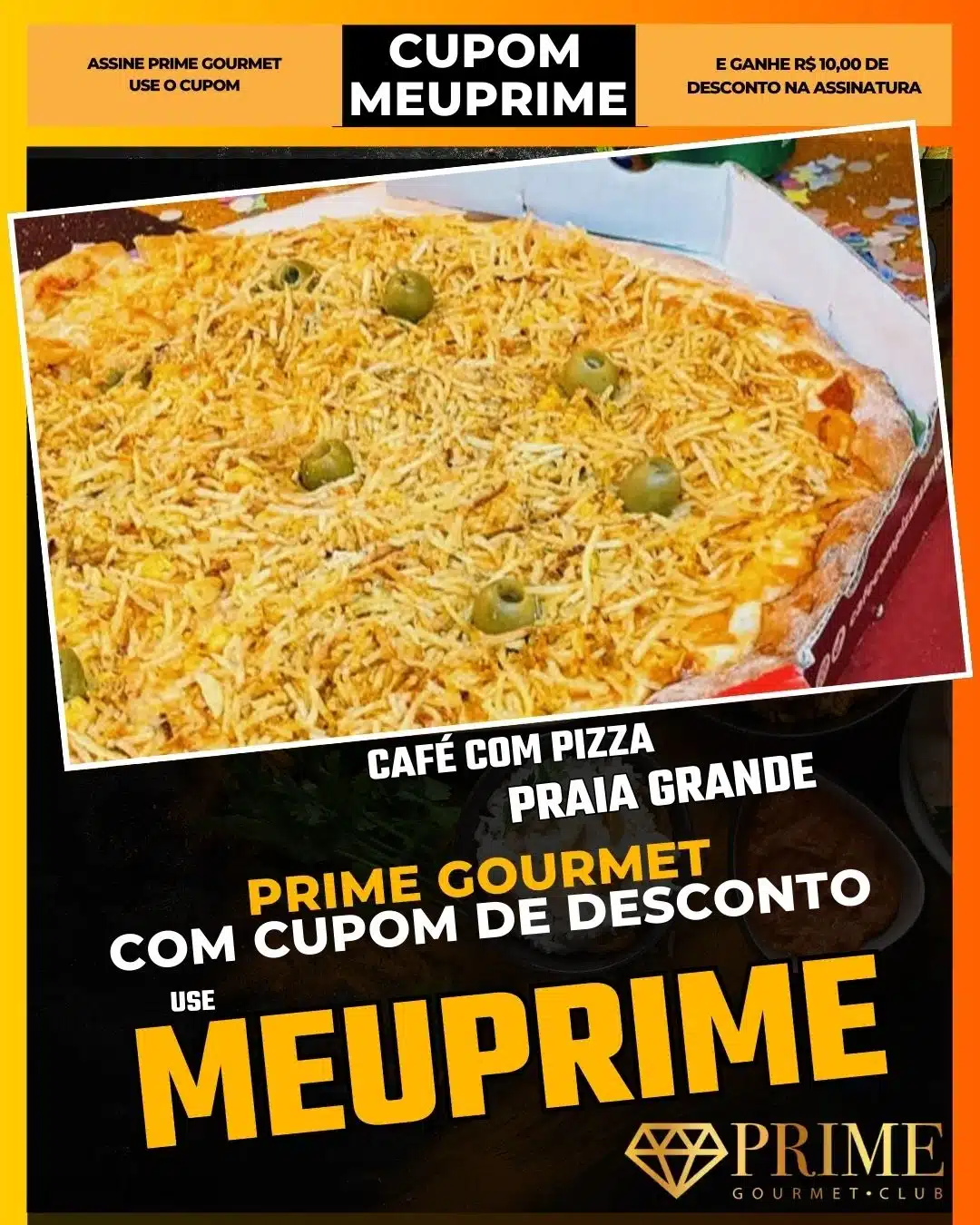 prime gourmet praia grande sp cupom meuprime café com pizza