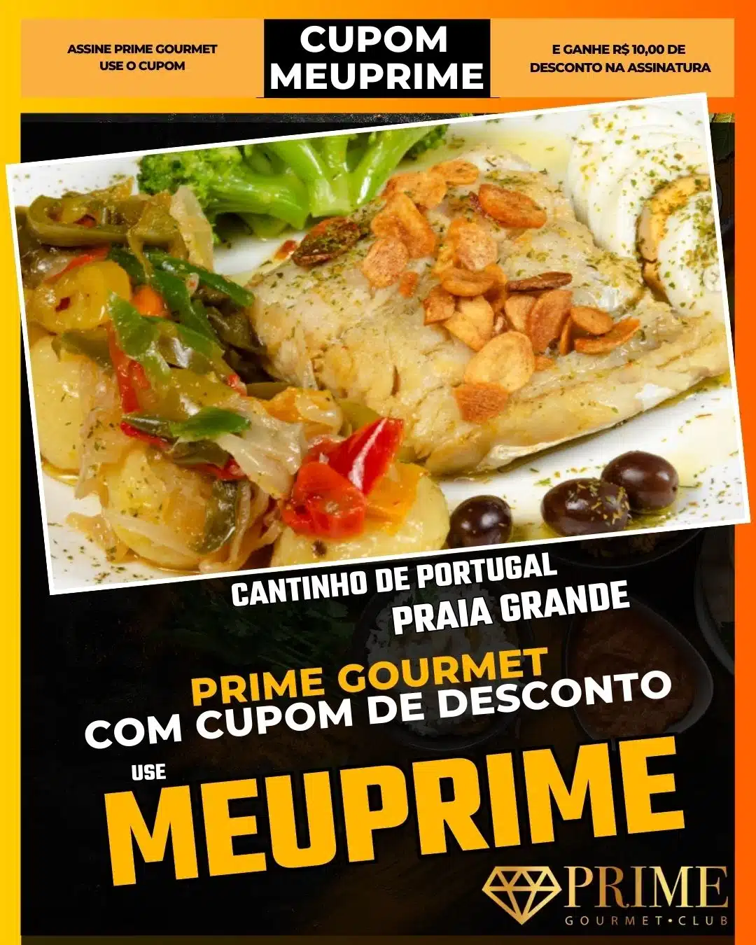 prime gourmet praia grande sp cupom meuprime cantinho de portugal