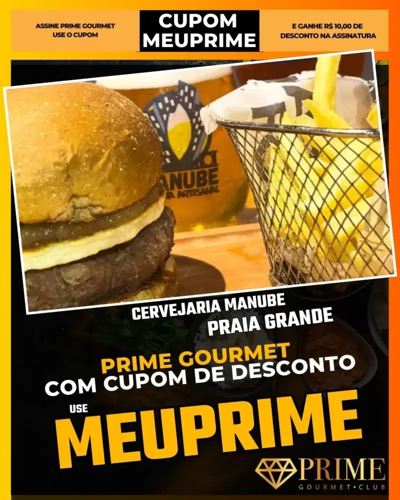 prime gourmet praia grande sp cupom meuprime cervejaria manube