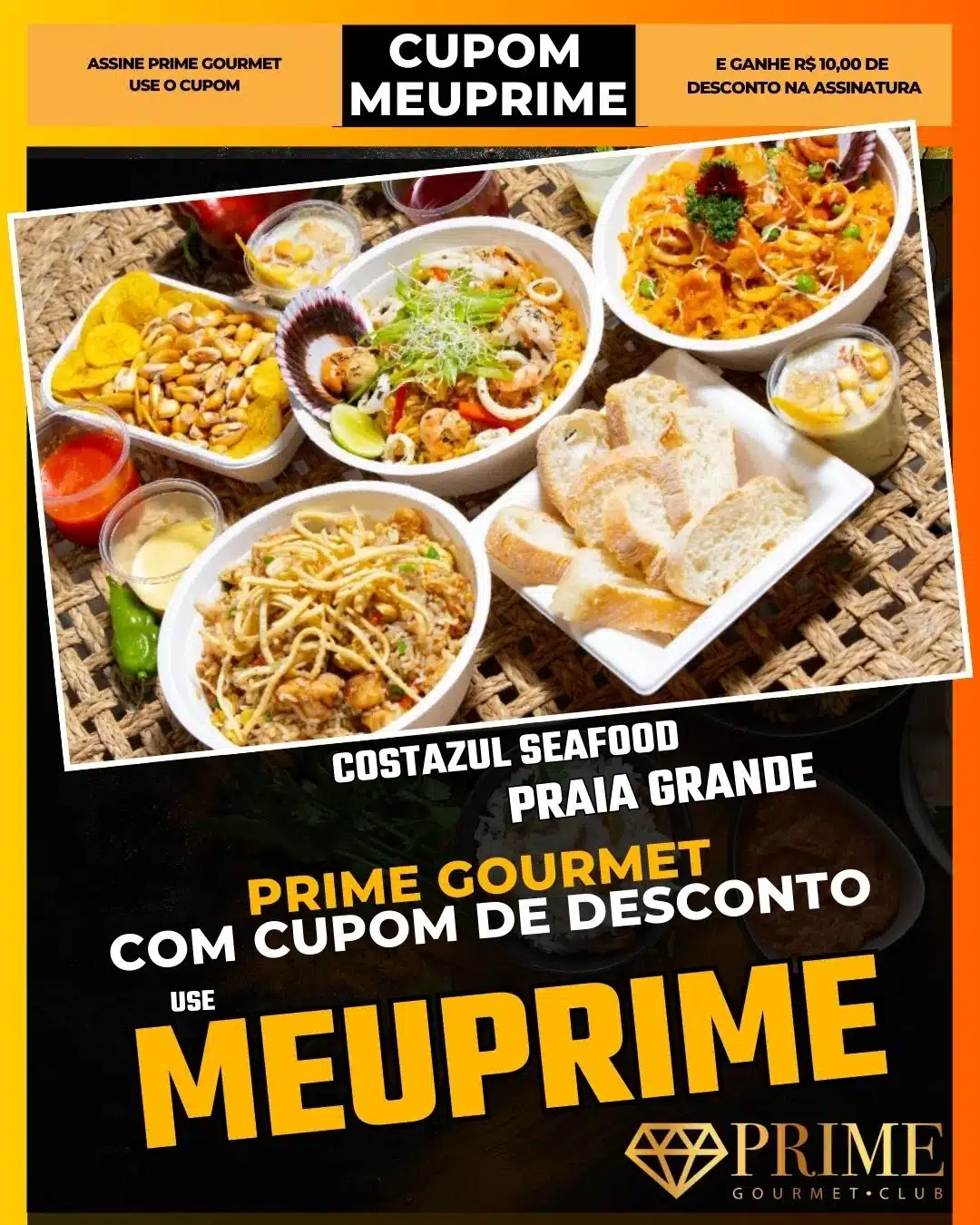 prime gourmet praia grande sp cupom meuprime costazul seafood