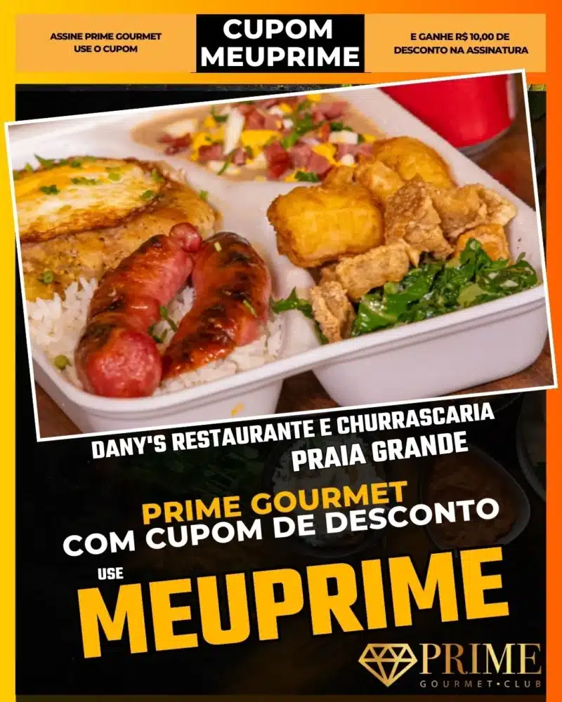 prime gourmet praia grande sp cupom meuprime dany's restaurante e churrascaria