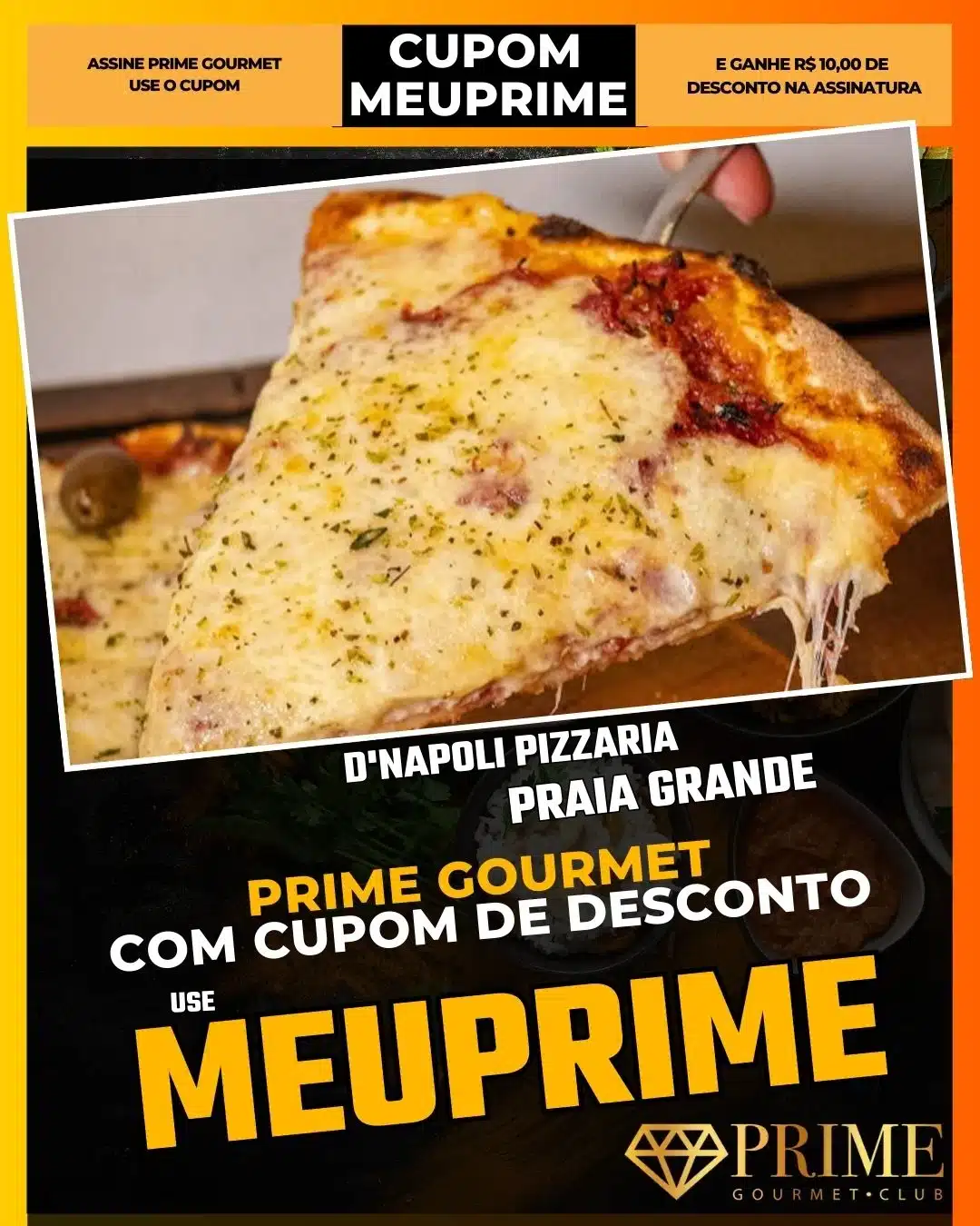 prime gourmet praia grande sp cupom meuprime d'napoli pizzaria