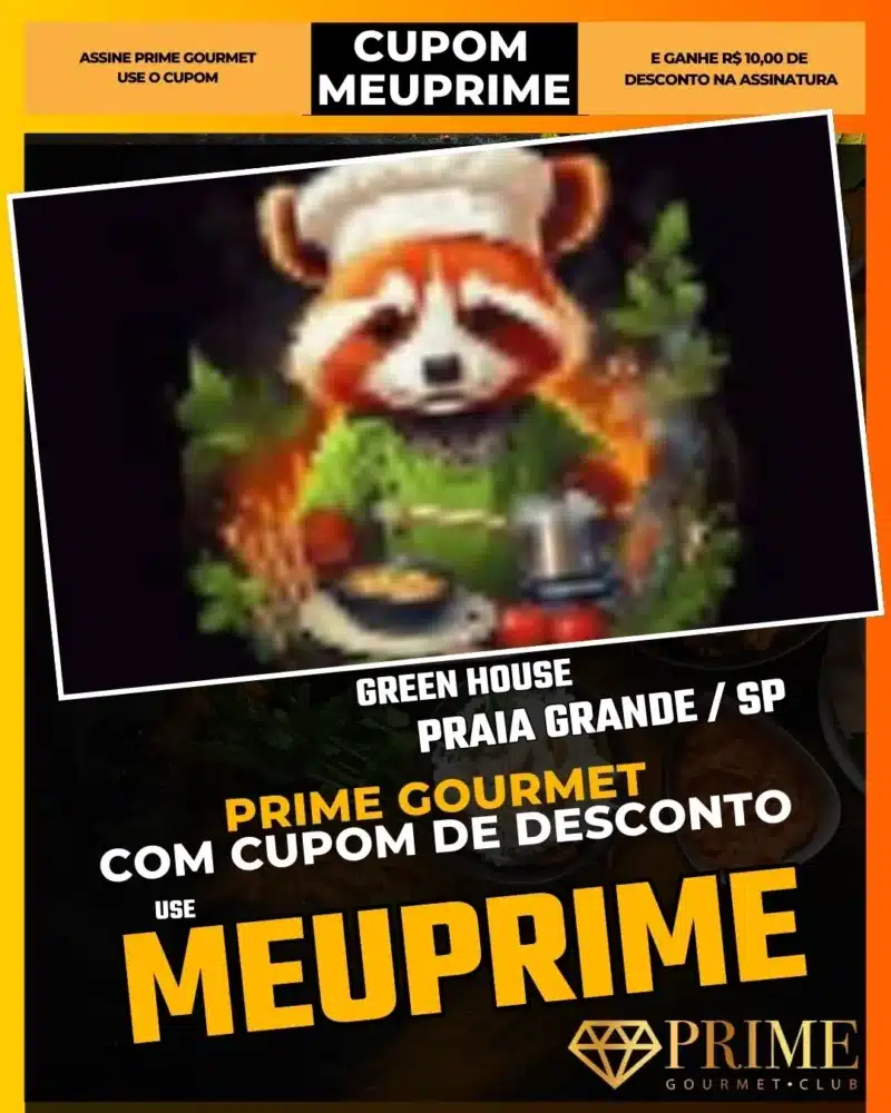 prime gourmet praia grande sp cupom meuprime green house